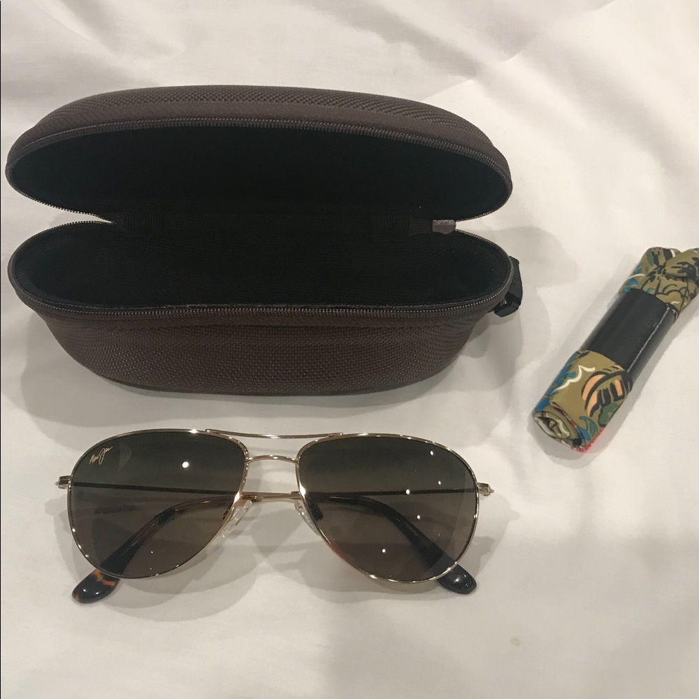 Maui Jim “Sea House” unisex brown sunglasses